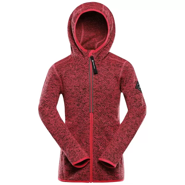  Dětský hřejivý svetr ALPINE PRO ZEGO 3 RASPBERRY 
