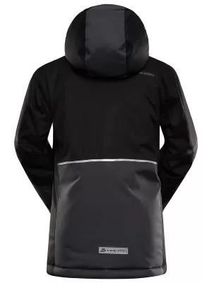 Dětská lyžařská bunda ALPINE PRO DEARO 3 BLACK