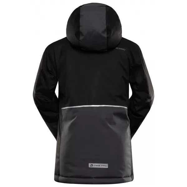  Dětská lyžařská bunda ALPINE PRO DEARO 3 BLACK 