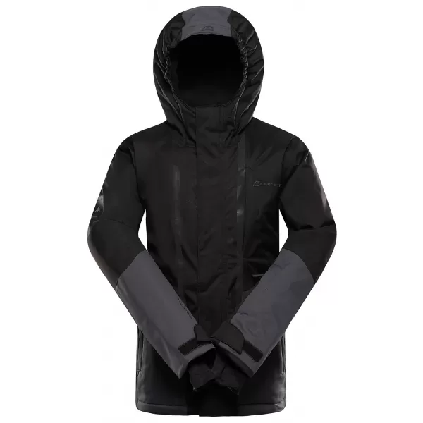  Dětská lyžařská bunda ALPINE PRO DEARO 3 BLACK 
