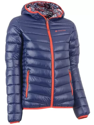 Dámská oboustranná bunda ALPINE PRO MUNSRA 2 TMAVĚ MODRÁ