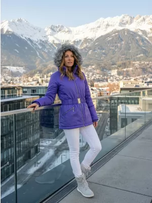 Dámská zimní bunda ALPINE PRO MEMKA FIALOVÁ