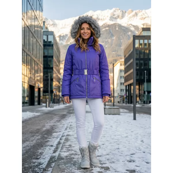 Dámská zimní bunda ALPINE PRO MEMKA FIALOVÁ 