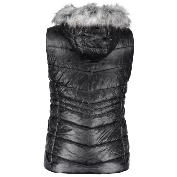  Dámská vesta ALPINE PRO GOTHICA 2 LVEK037 ČERNÁ 