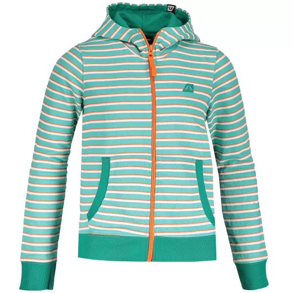  Dětská mikina ALPINE PRO ADNOCO KSWK053 ZELENÁ 