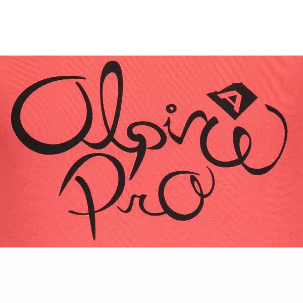  Dívčí triko ALPINE PRO SHAGO KTSM171 ČERVENÁ 