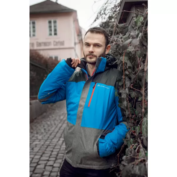  Pánská lyžařská bunda ALPINE PRO SARDAR 2 MJCM308 MODRÁ 