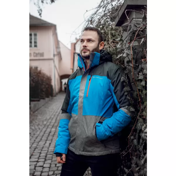  Pánská lyžařská bunda ALPINE PRO SARDAR 2 MJCM308 MODRÁ 
