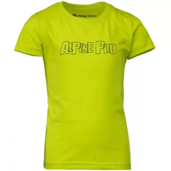  Dětské triko ALPINE PRO VONO KTSM170 ZELENÁ 