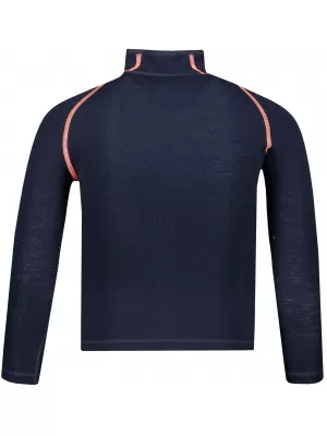 Dětské termo triko ALPINE PRO GENETO KUNP017 MODRÁ/ČERVENÁ
