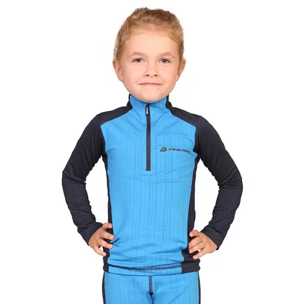  Dětské termo triko ALPINE PRO SIGNORO KUNP013 SVĚTLE MODRÁ 