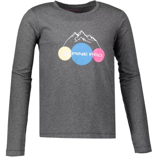  Dětské triko ALPINE PRO TEOFILO 8 KTSP200 TMAVĚ ŠEDÁ 