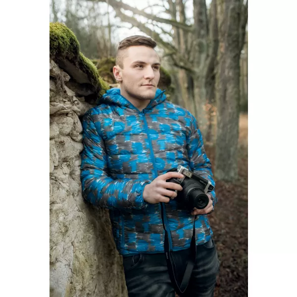  Pánská oboustranná bunda ALPINE PRO INKER MJCP398 SVĚTLE MODRÁ 