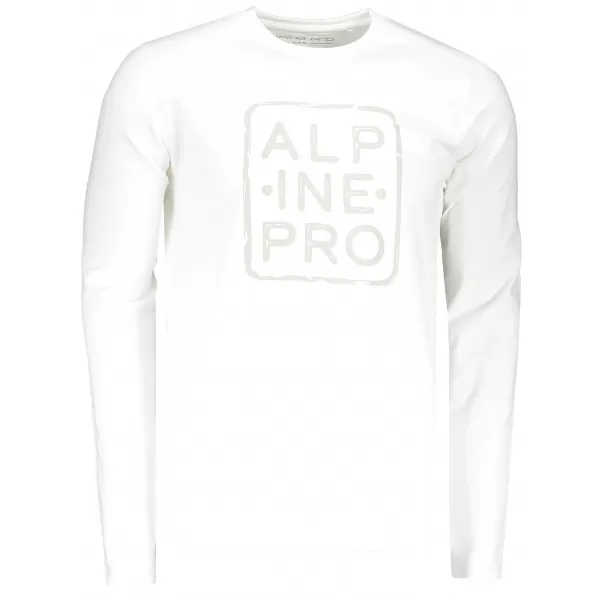  Pánské triko ALPINE PRO BRIGER MTSP517 BÍLÁ 