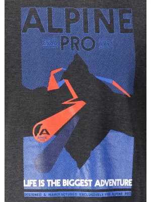 Pánské triko ALPINE PRO ABIC 7 MTSP404 ČERNÁ