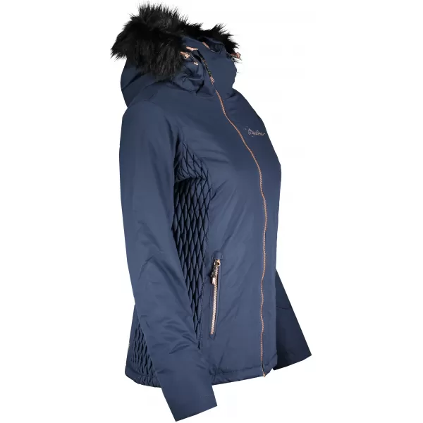  Dámská zimní bunda ALPINE PRO MEMKA 4 LJCP355 TMAVĚ MODRÁ 