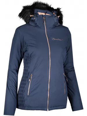 Dámská zimní bunda ALPINE PRO MEMKA 4 LJCP355 TMAVĚ MODRÁ