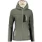 Dámský softshellový svetr ALPINE PRO ALPA LPLP067 TMAVĚ ZELENÁ