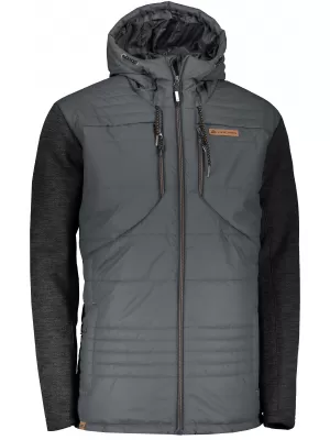Pánská bunda ALPINE PRO NISIF MJCP360 TMAVĚ ŠEDÁ