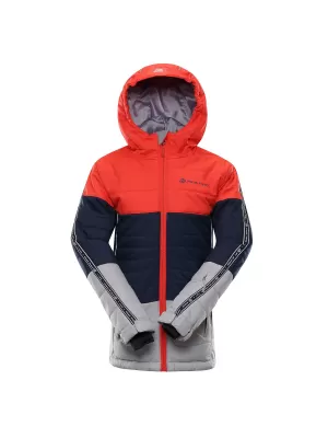 Dětská lyžařská bunda ALPINE PRO WIREMO 3 KJCP155 ORANŽOVÁ