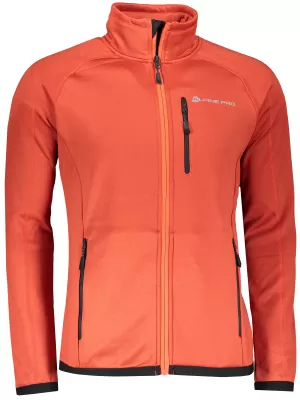 Pánská sportovní mikina ALPINE PRO PIM MSWP201 ORANŽOVÁ