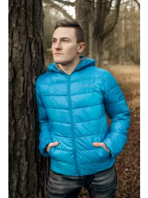 Pánská oboustranná bunda ALPINE PRO INKER MJCP398 SVĚTLE MODRÁ