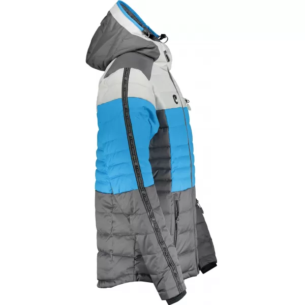  Pánská péřová bunda ALPINE PRO NEITH 2 MJCP371 SVĚTLE MODRÁ 