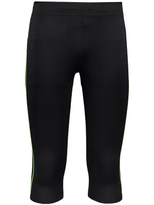 Pánské 3/4 kalhoty ALPINE PRO ENZO 4 MPAR420 ČERNÁ/ZELENÁ
