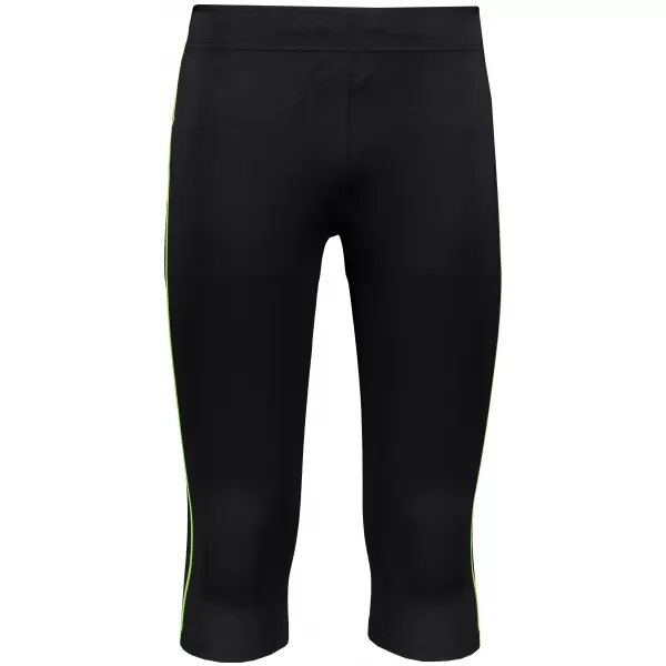  Pánské 3/4 kalhoty ALPINE PRO ENZO 4 MPAR420 ČERNÁ/ZELENÁ 