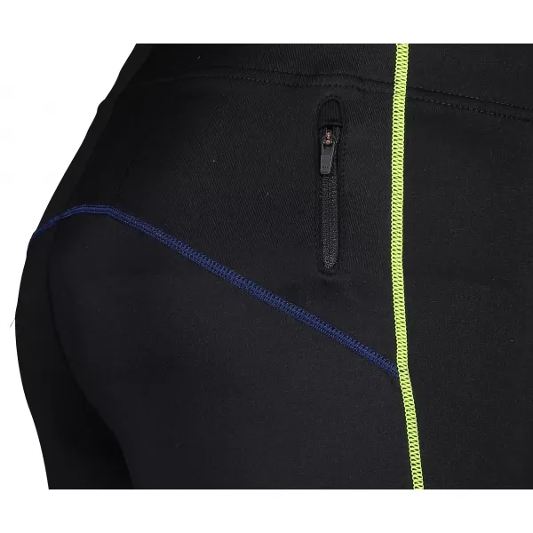  Pánské 3/4 kalhoty ALPINE PRO ENZO 4 MPAR420 ČERNÁ/ZELENÁ 