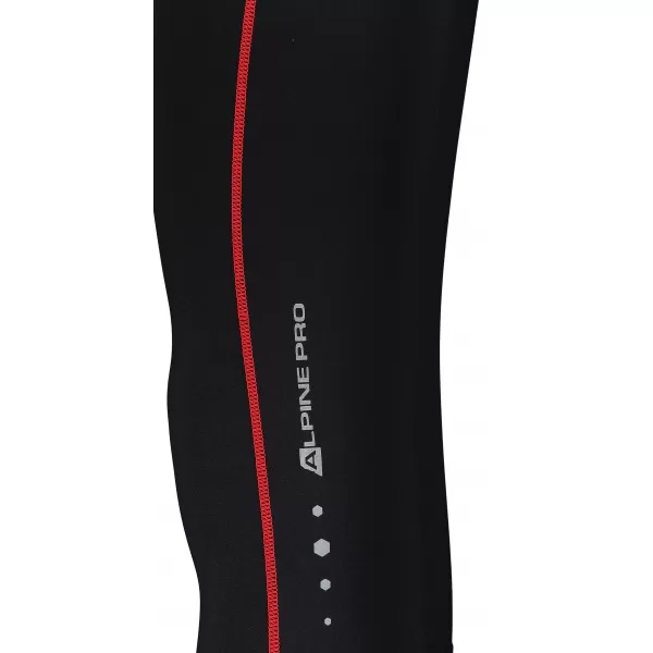  Pánské 3/4 kalhoty ALPINE PRO ENZO 4 MPAR420 ČERNÁ/ČERVENÁ 
