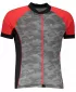 Pánský cyklistický dres ALPINE PRO MARK MTSR461 ŠEDÁ/ČERVENÁ