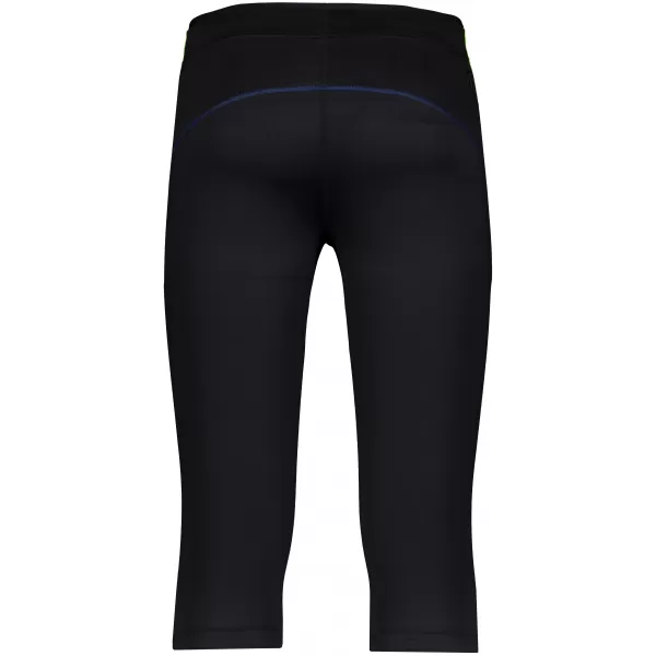  Pánské 3/4 kalhoty ALPINE PRO ENZO 4 MPAR420 ČERNÁ/ZELENÁ 