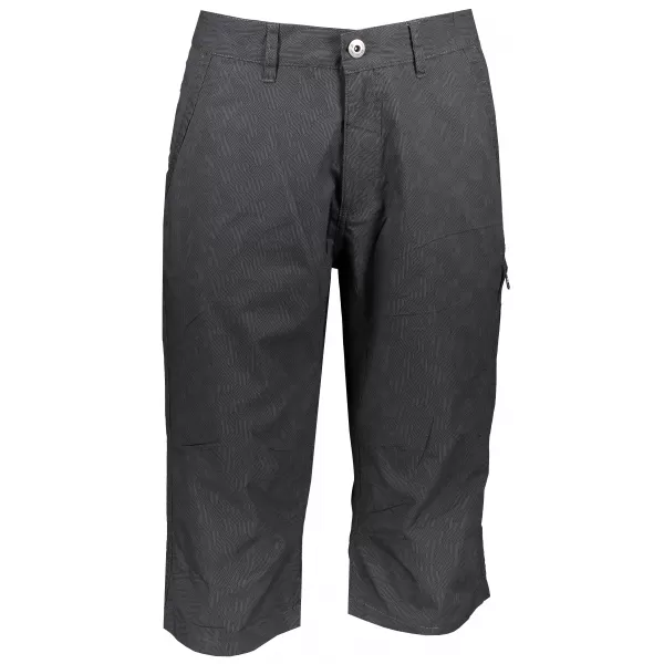  Pánské 3/4 kalhoty ALPINE PRO MACR MPAR423 TMAVĚ ŠEDÁ 