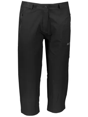 Dámské 3/4 kalhoty ALPINE PRO HYDA LPAR385 ČERNÁ
