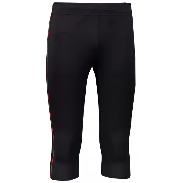  Pánské 3/4 kalhoty ALPINE PRO ENZO 4 MPAR420 ČERNÁ/ČERVENÁ 