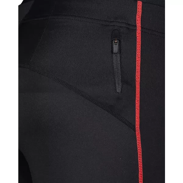  Pánské 3/4 kalhoty ALPINE PRO ENZO 4 MPAR420 ČERNÁ/ČERVENÁ 