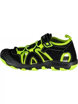 Dětské sandále ALPINE PRO FLAVIO KBTR223 ČERNÁ/ZELENÁ