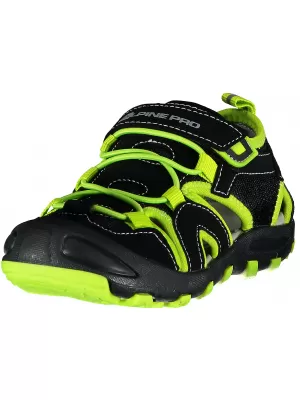 Dětské sandále ALPINE PRO FLAVIO KBTR223 ČERNÁ/ZELENÁ
