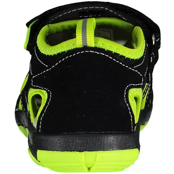 Dětské sandále ALPINE PRO FLAVIO KBTR223 ČERNÁ/ZELENÁ 