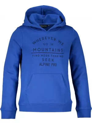 Dětská mikina ALPINE PRO BALENDO KSWS145 MODRÁ