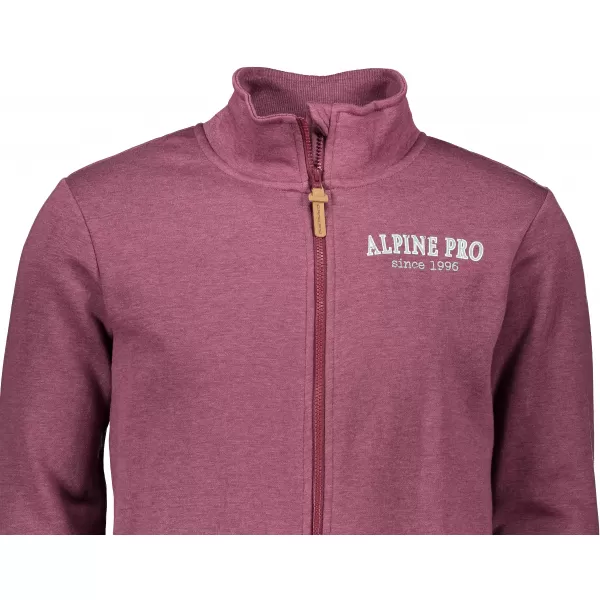  Pánská mikina ALPINE PRO ELIAN MSWS259 FIALOVÁ 