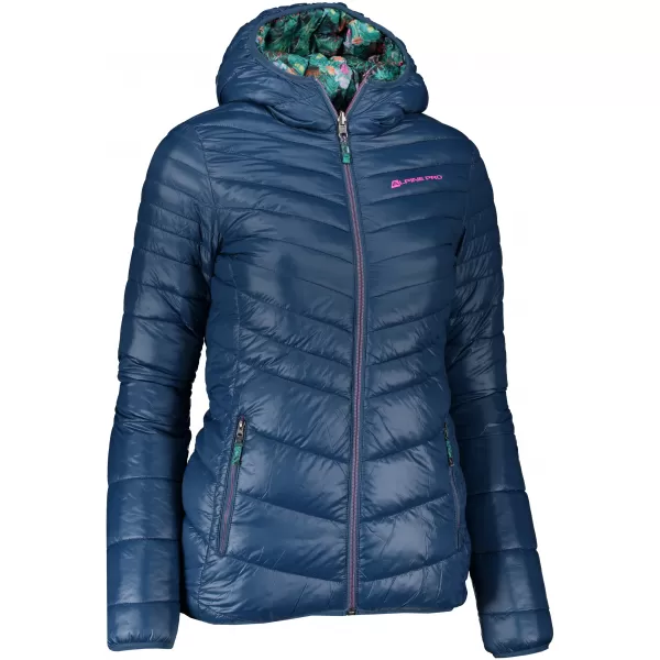  Dámská oboustranná bunda ALPINE PRO IDIKA LJCS407 TMAVĚ MODRÁ 