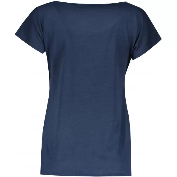 Dámské triko ALPINE PRO CLETA LTSS686 TMAVĚ MODRÁ 