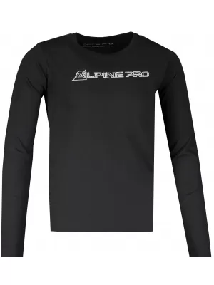 Dětské triko ALPINE PRO BERMO KTSS290 ČERNÁ