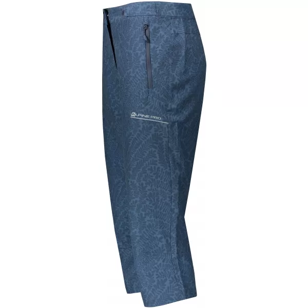  Dámské 3/4 kalhoty ALPINE PRO HYDA 2 LPAT385 MODRÁ 