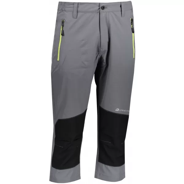  Pánské 3/4 kalhoty ALPINE PRO KADEK MPAT344 ŠEDÁ 