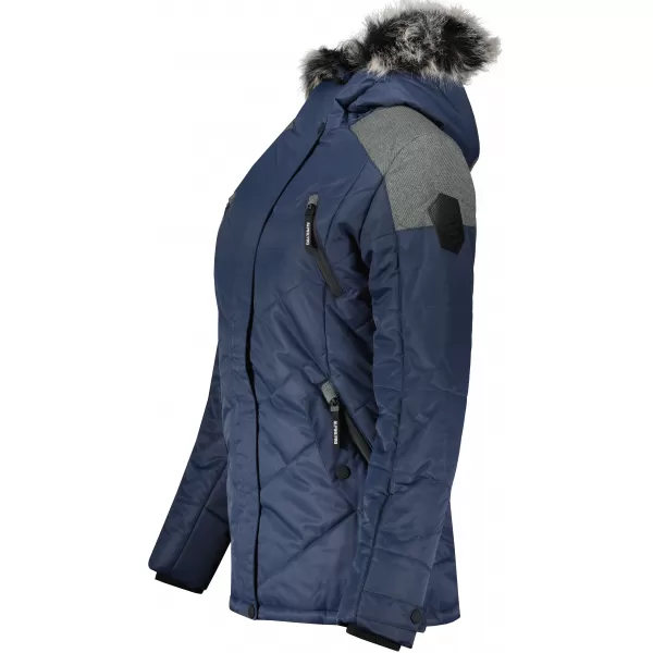  Dámská zimní bunda ALPINE PRO ICYBA 7 LJCU456 TMAVĚ MODRÁ 