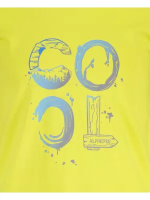 Dětské triko ALPINE PRO GWAINO KTSU346 ZELENÁ