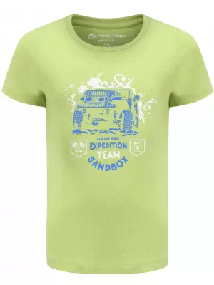 Dětské triko ALPINE PRO SENSO KTSX375 ZELENÁ